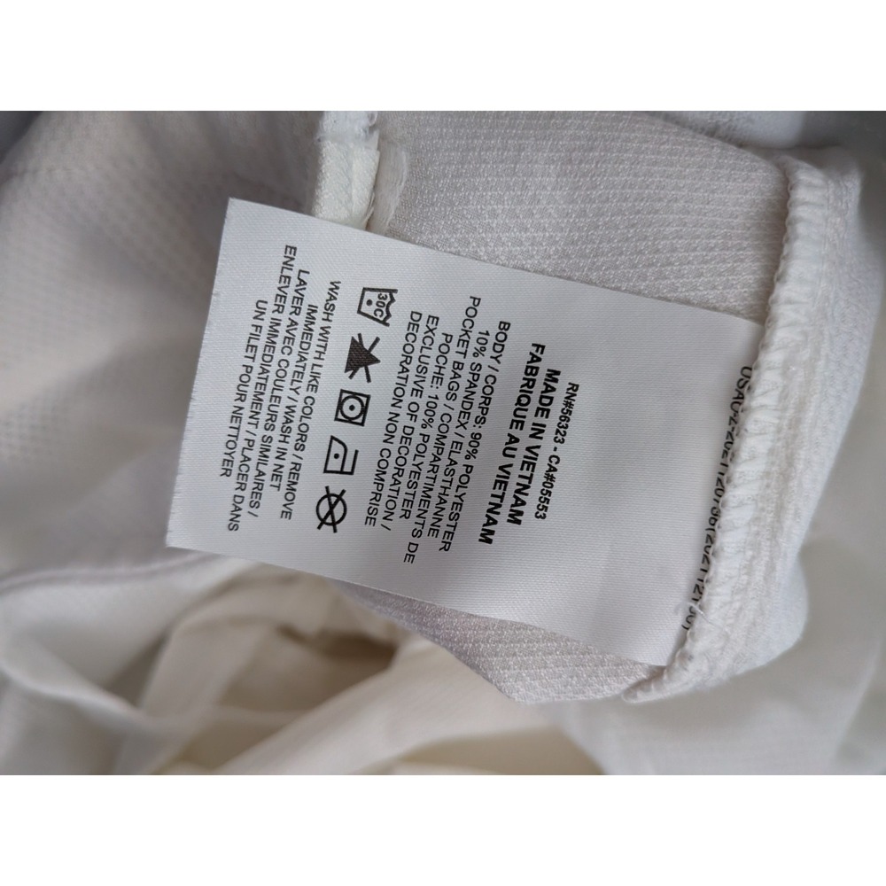 Nike Golf Shorts Mens Sz 40 White Dri-Fit Standard Fit Chino Casual CU9740-100 - Picture 11 of 12
